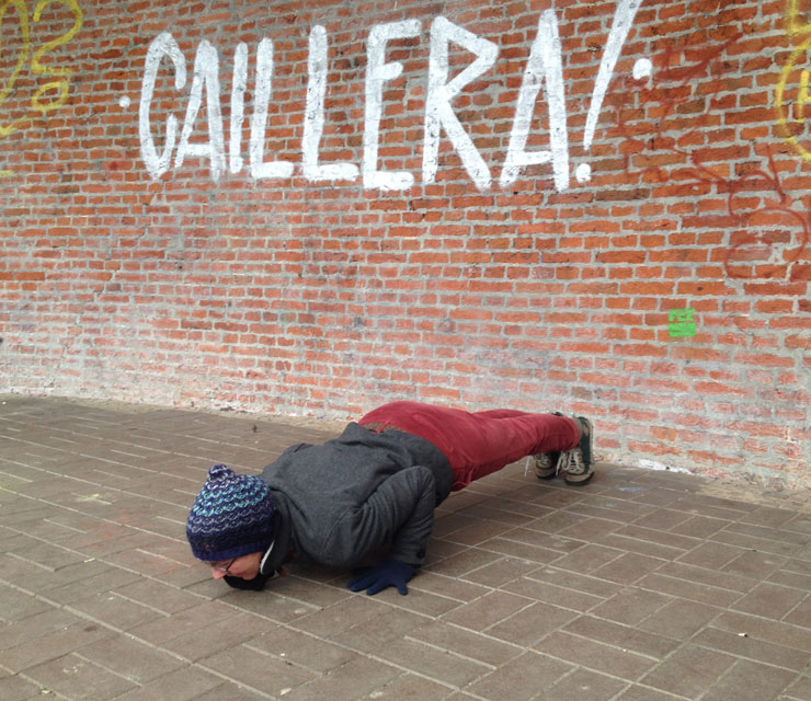 #yogaselfie, Chaturanga-Dandasana, Knoops Park, Bremen